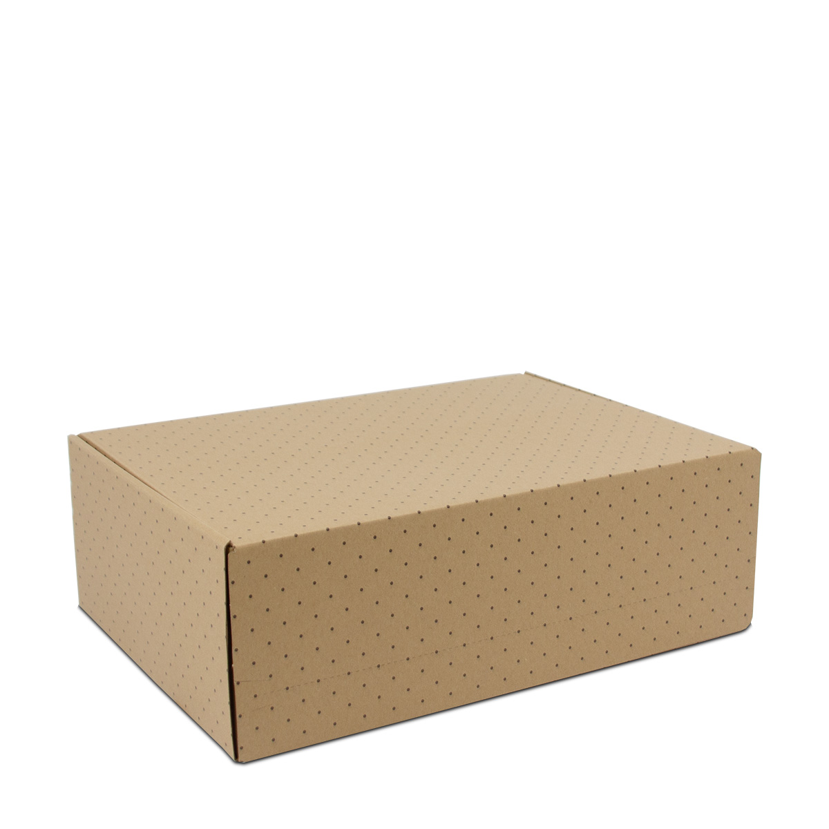 Shipping boxes with return strip - Dots