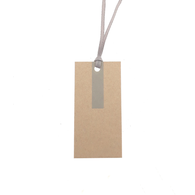 Hangtags with coloured ribbon