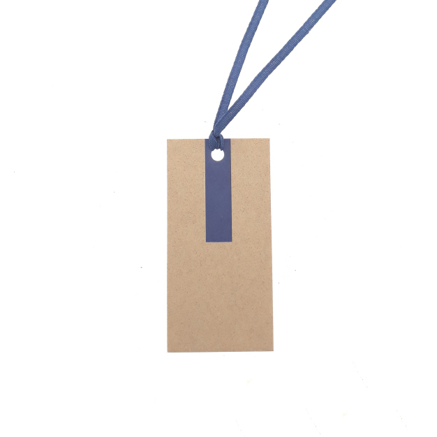 Hangtags with coloured ribbon