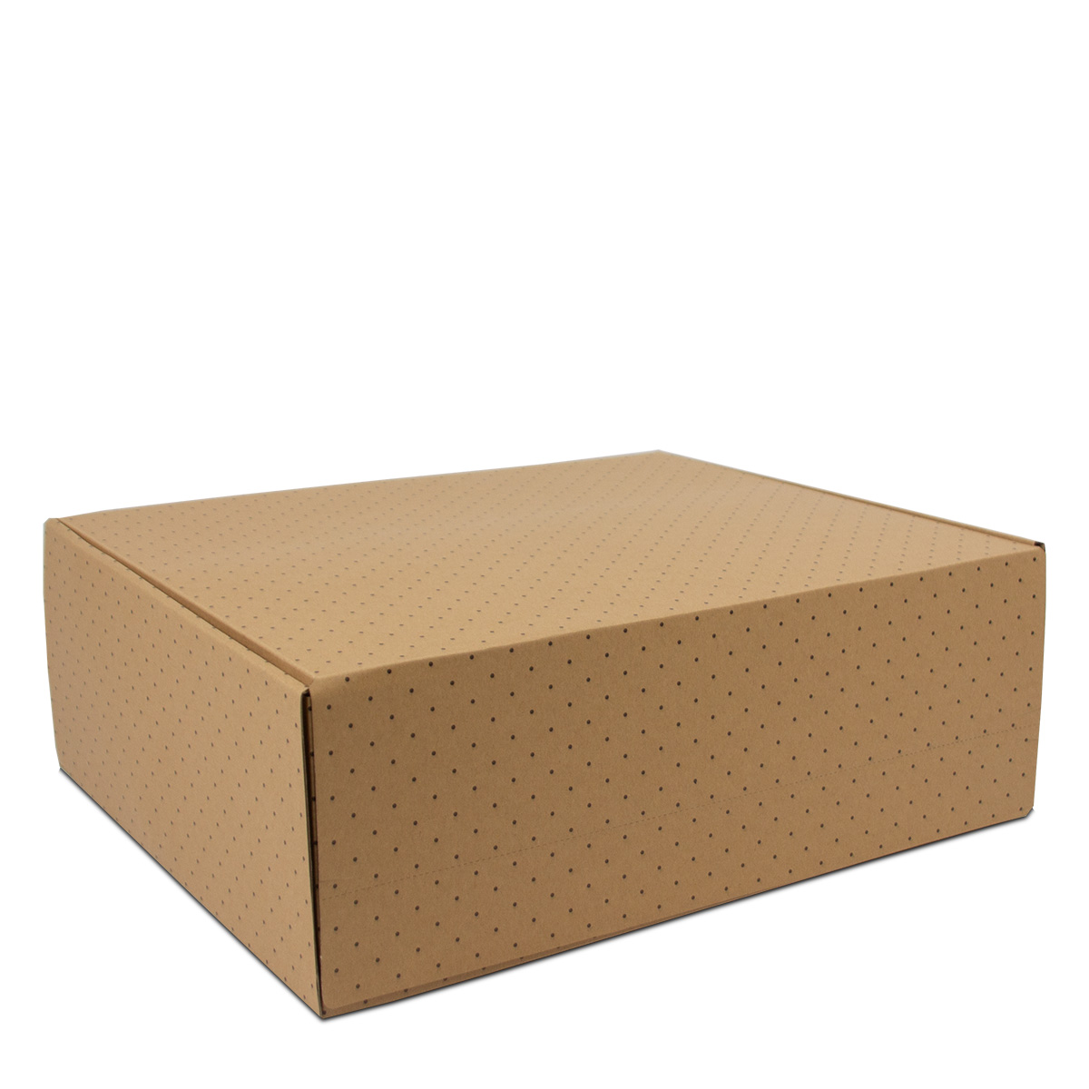 Shipping boxes with return strip - Dots