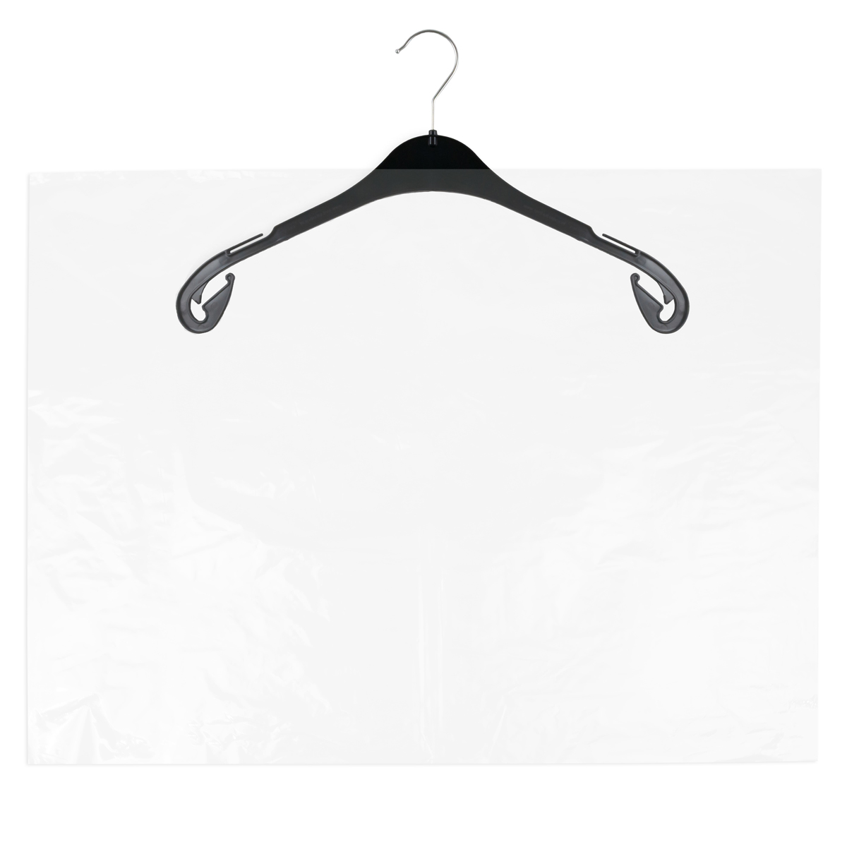 Plastic dry cleaning covers
