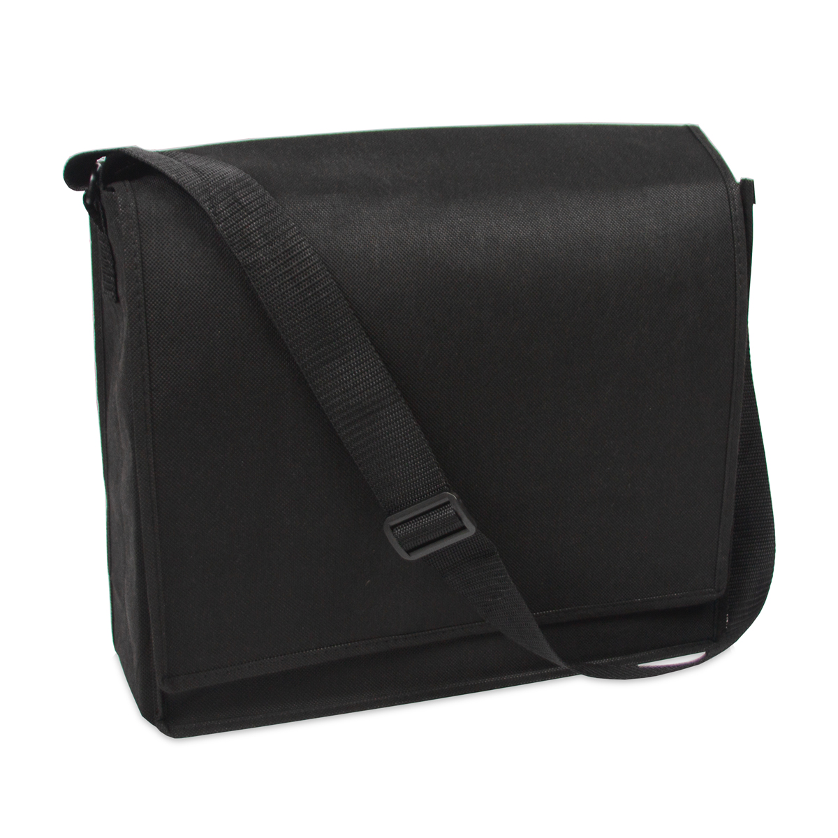 Non-woven shoulder bags with adjustable shoulder strap