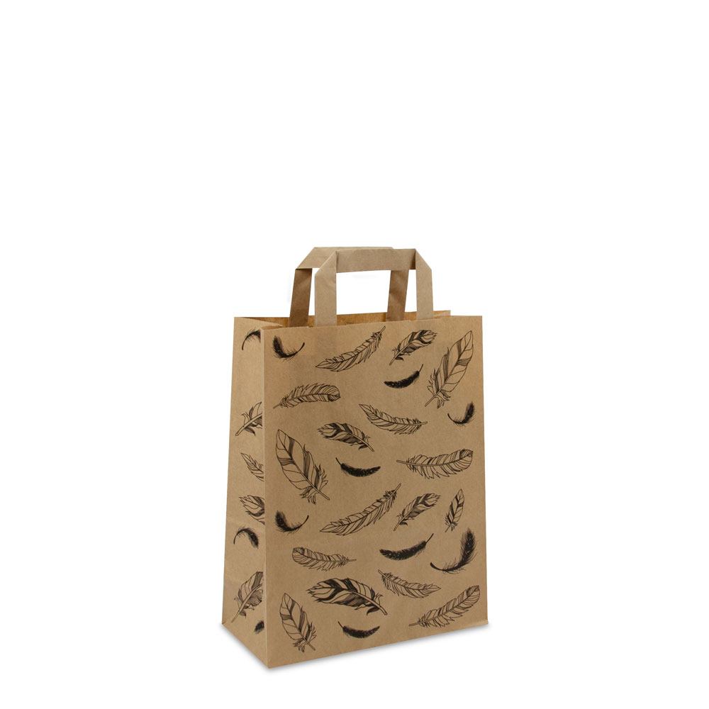 Sacs en papier kraft FSC® – Plumes