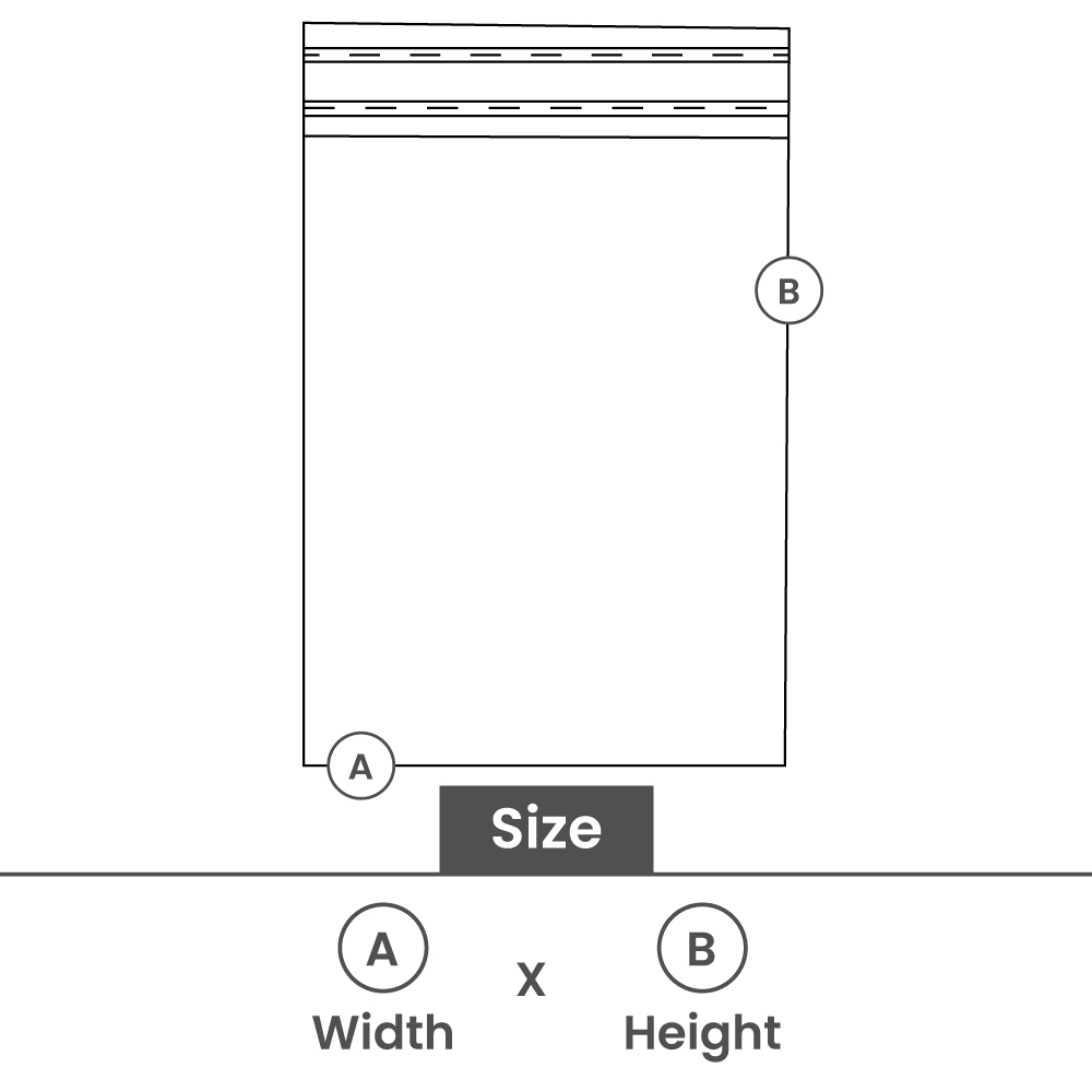 Plastic shipping bags with return strip