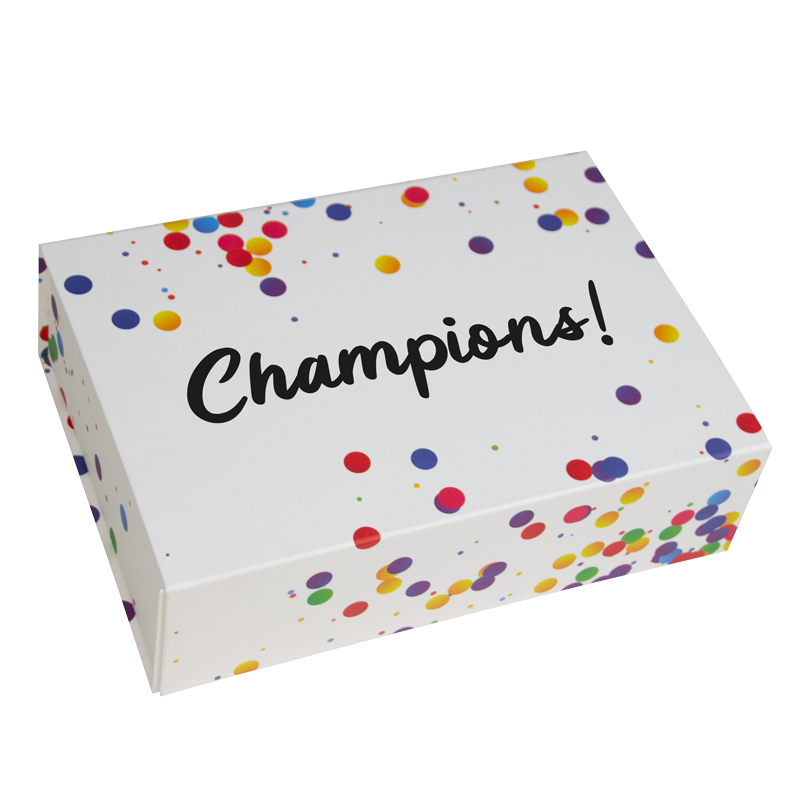 Boîtes aimantées de confettis - Champions!