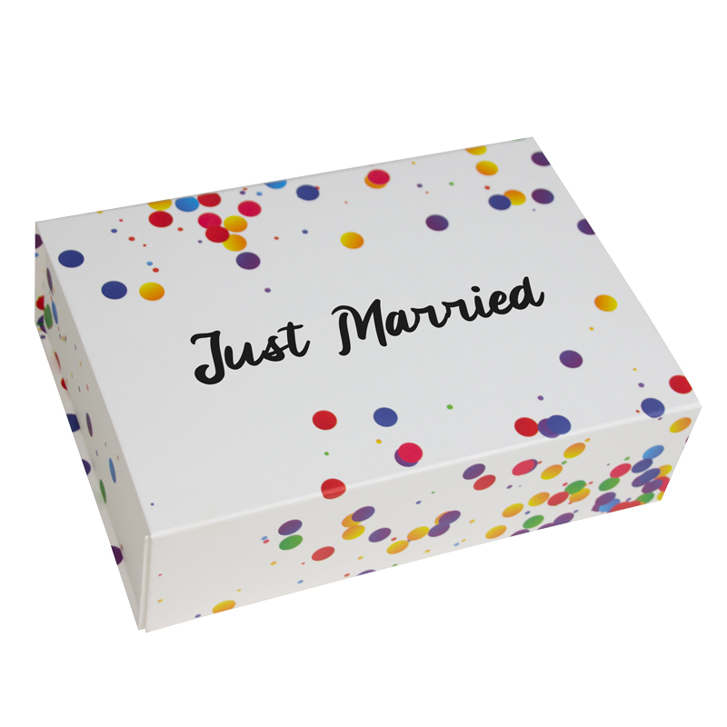 Confetti magneetdozen - Just Married