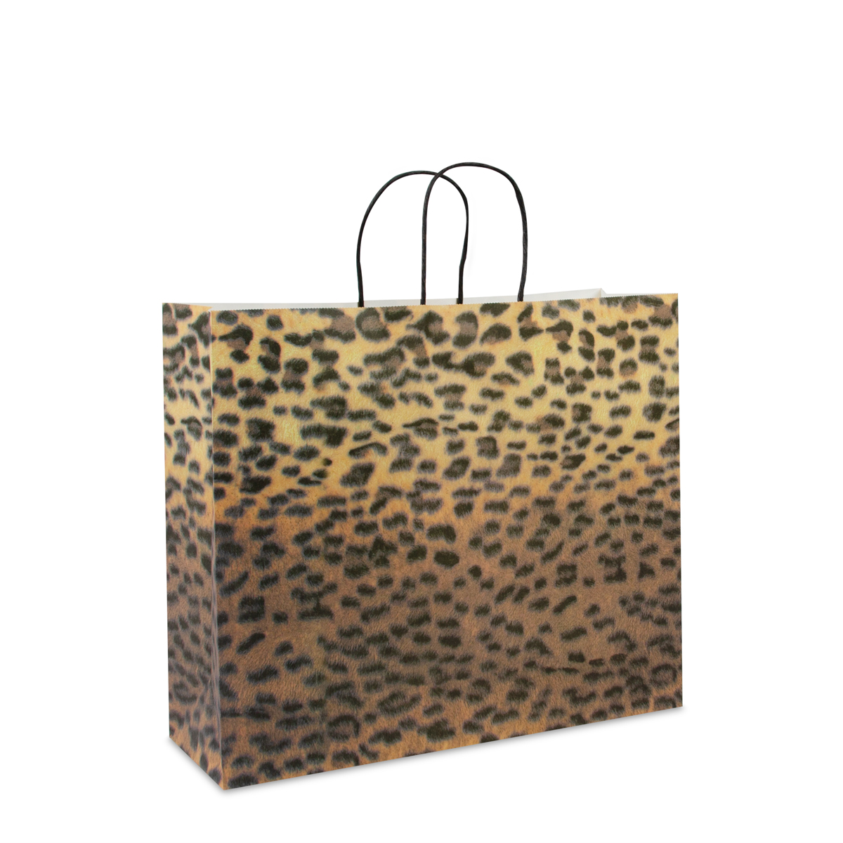 Papiertaschen mit gedrehte Kordeln - Panther