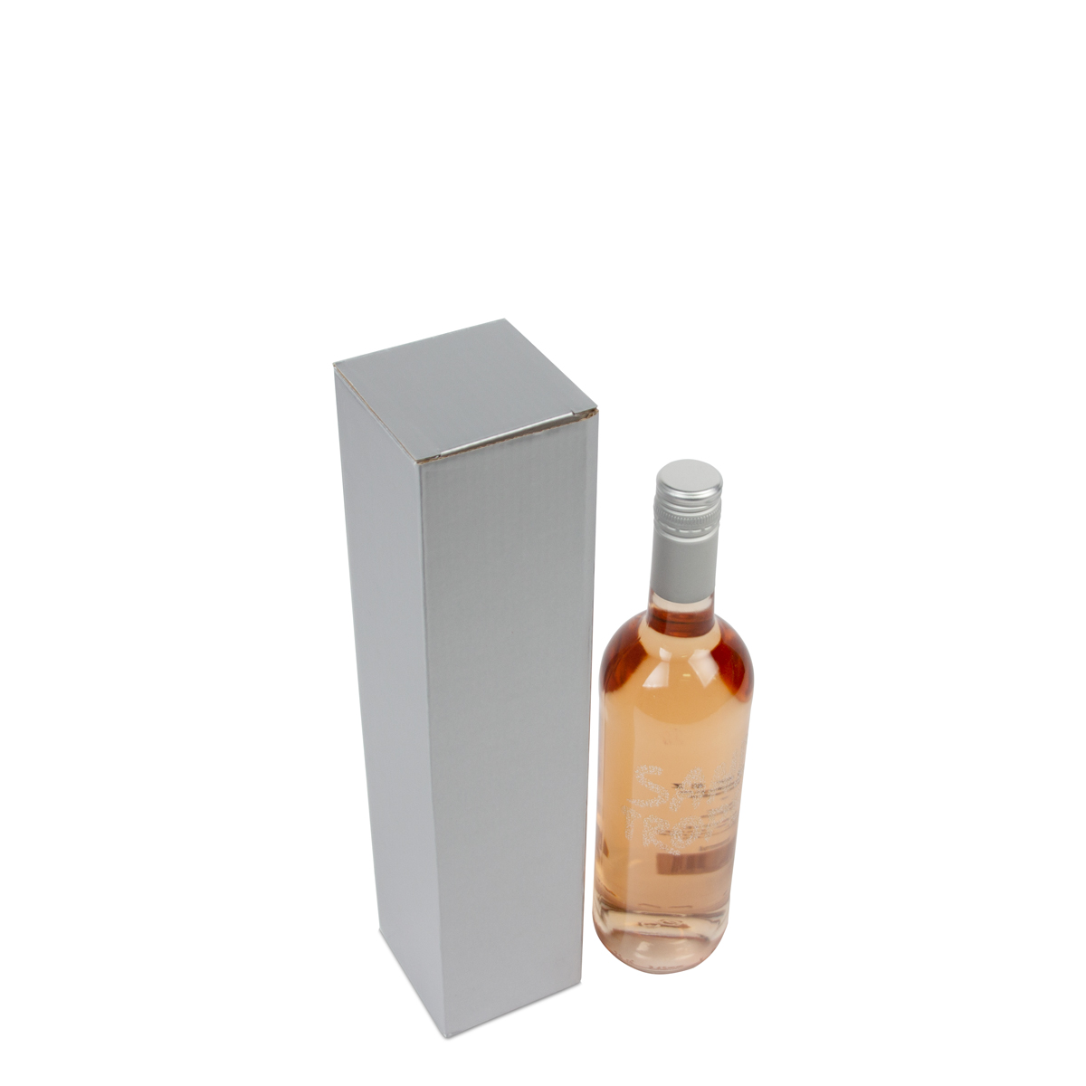Cardboard wine bottle boxes