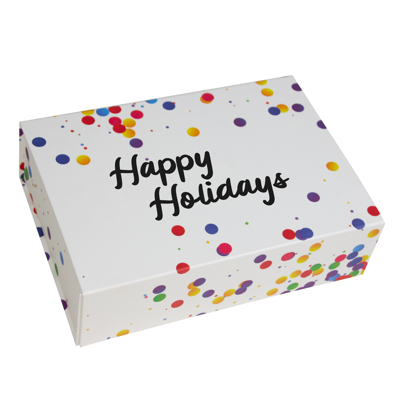 Confetti magneetdozen - Happy Holidays