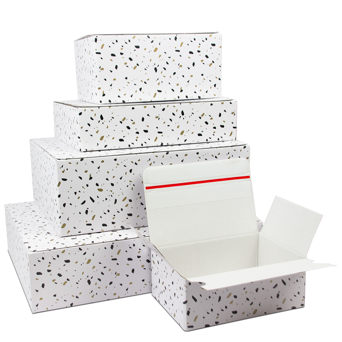 Confetti borrel boxen met plakstrip 