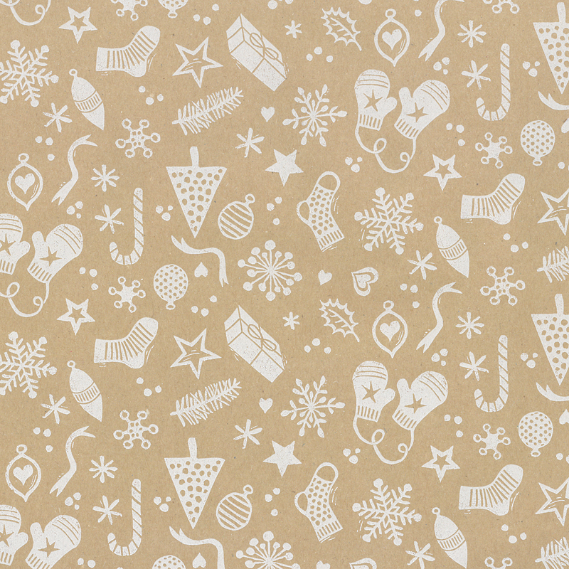 Christmas wrapping paper - D078