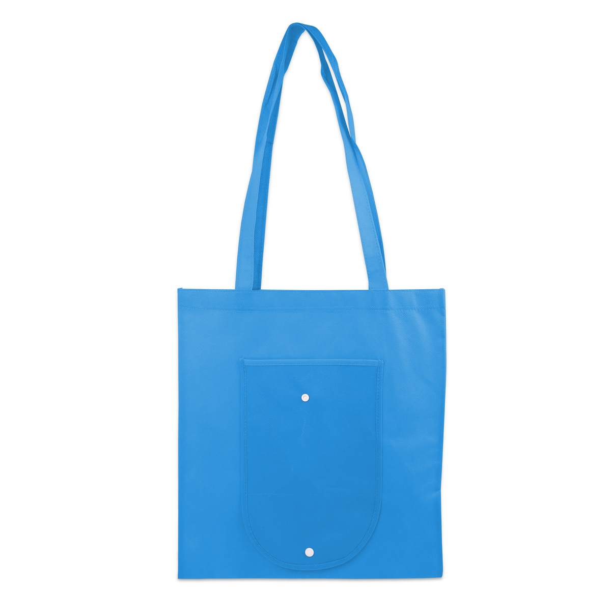 Foldable non-woven bags with long handles