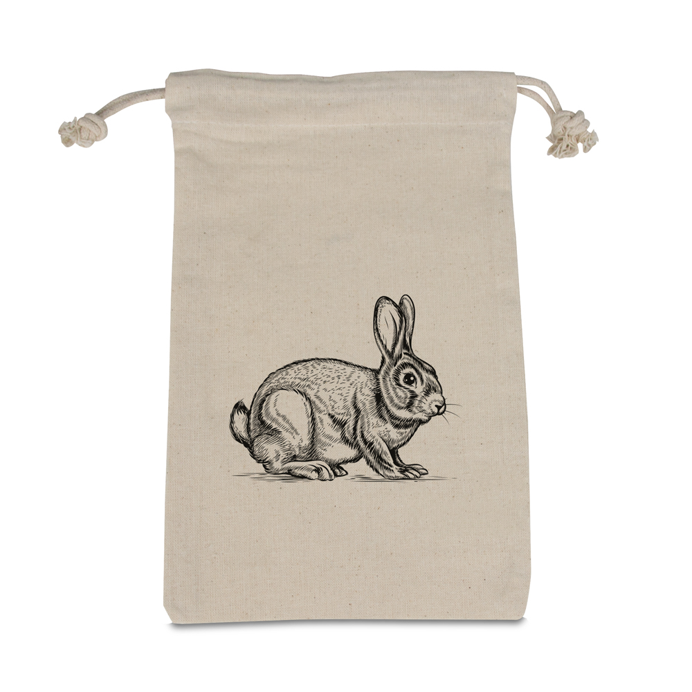 Pasen katoenen geschenkzakjes - Bunny