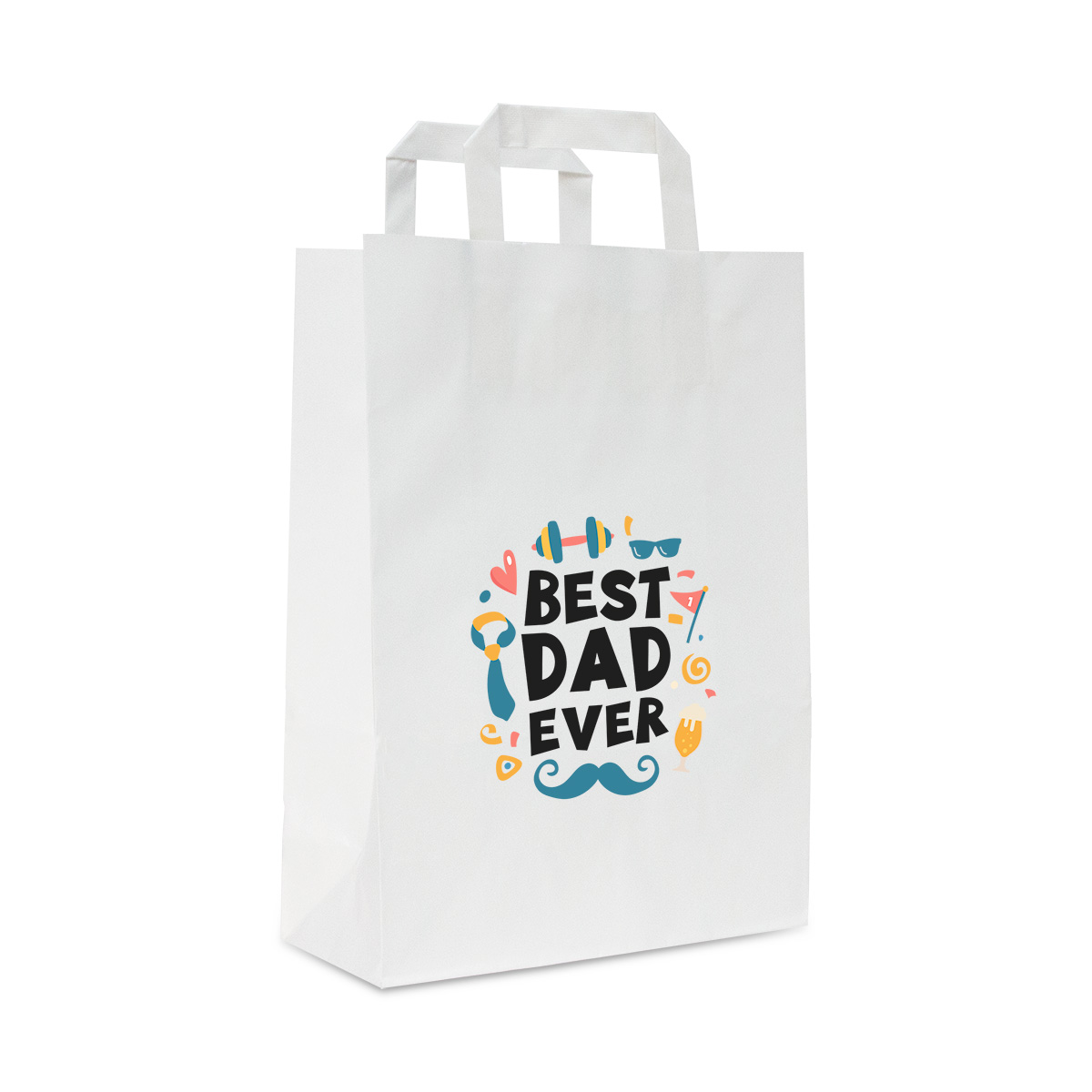 Sacs papier pour la fête des pères - Best Dad Ever 