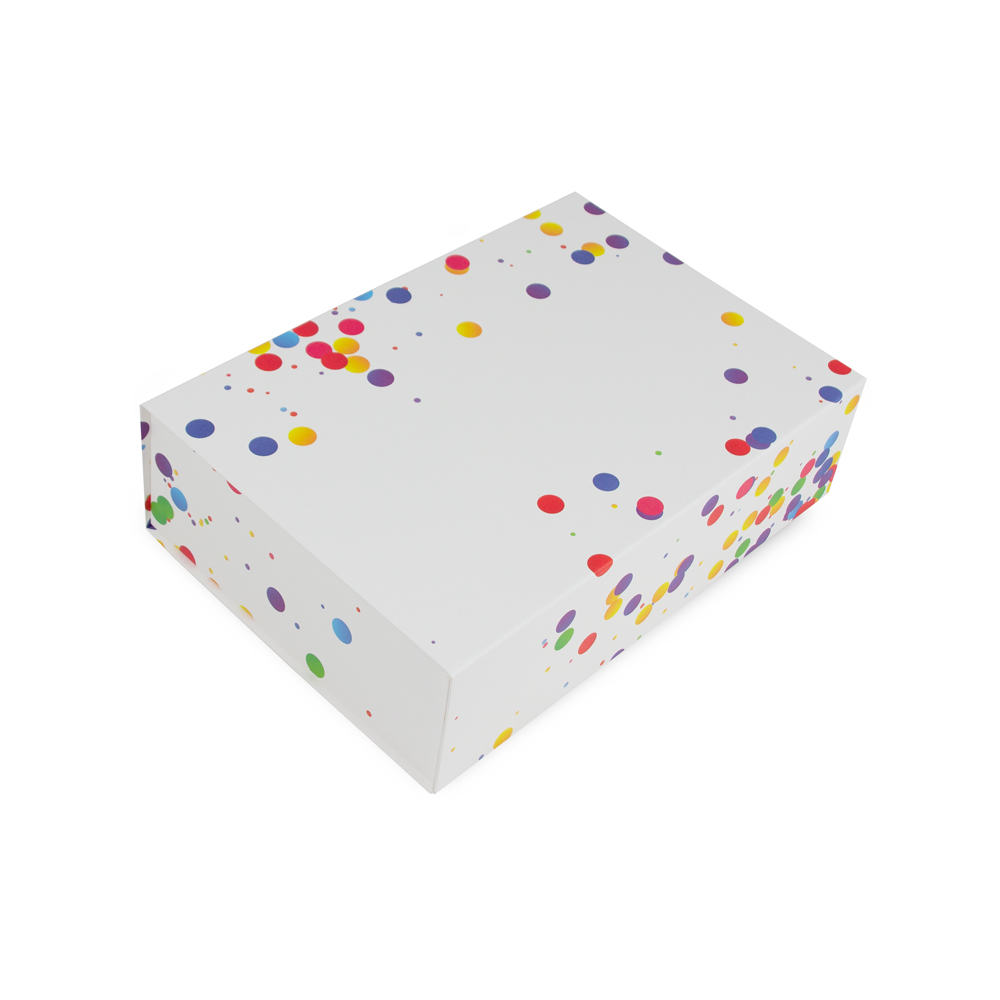 Confetti magnetic boxes - Kraft