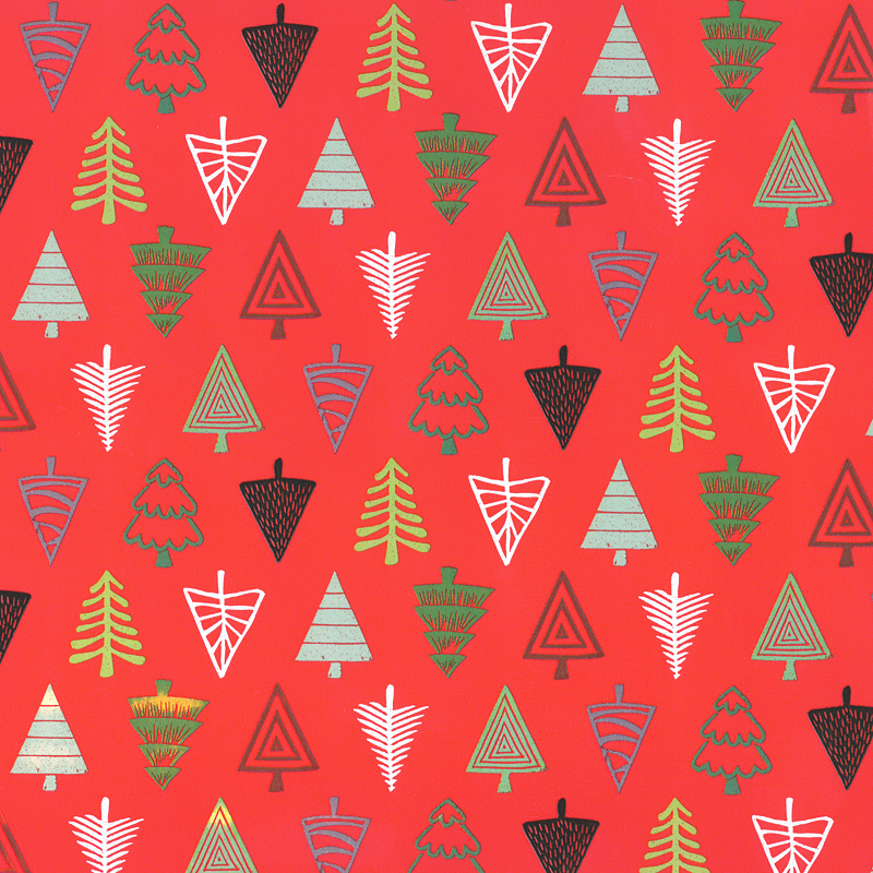 Christmas wrapping paper - D082