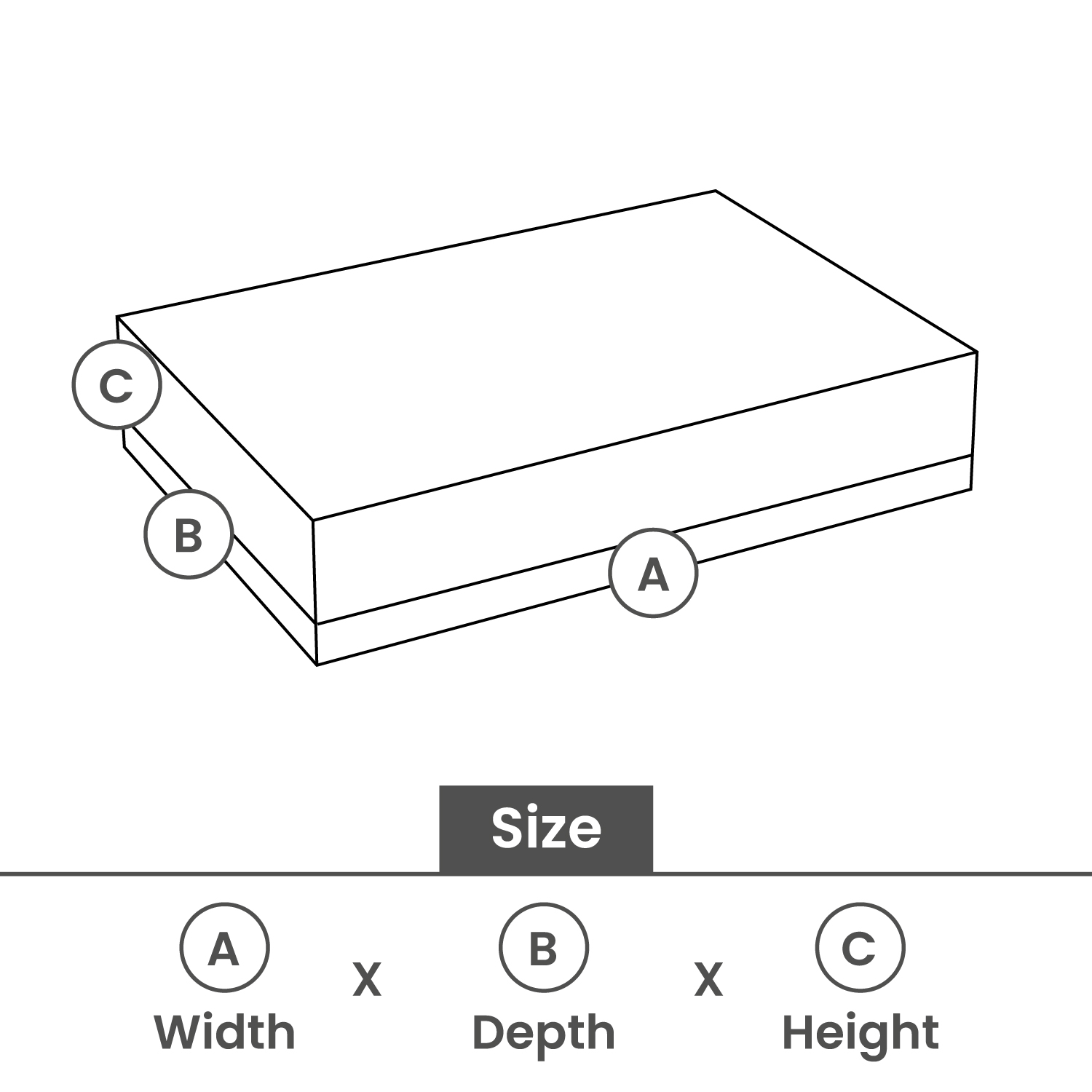 Luxe dozen met structuurpapier en deksel