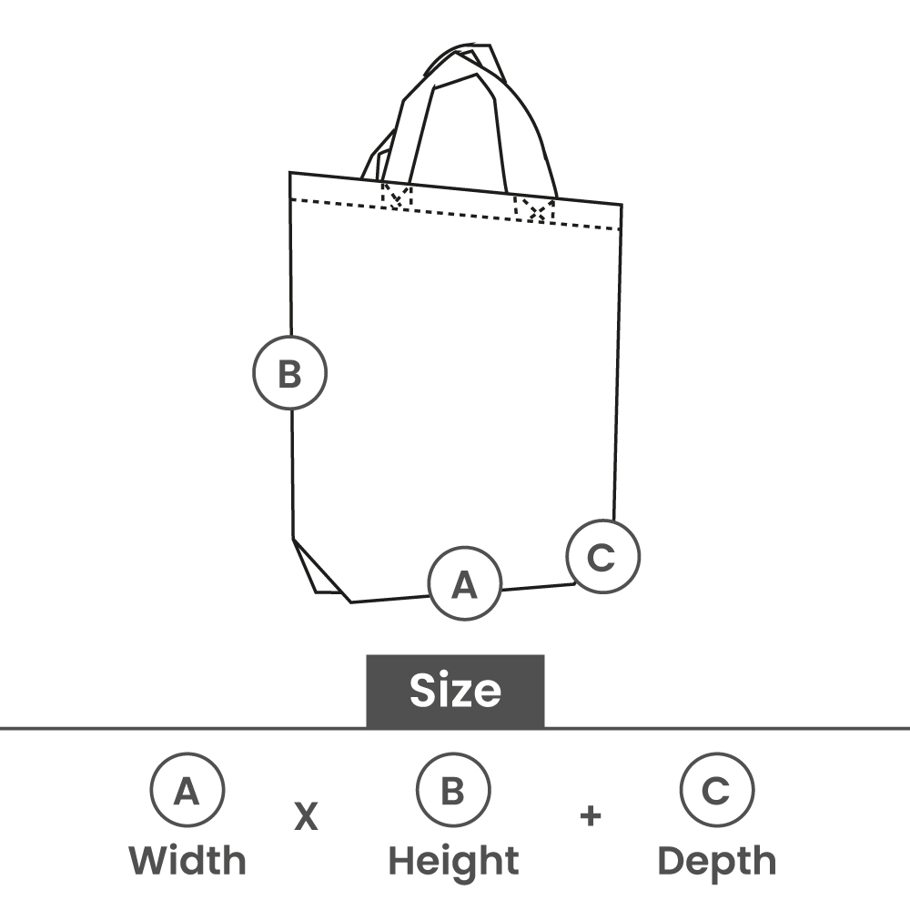 Clothing Size Chart Vector Illustration Tote Bag Stock 44 OFF