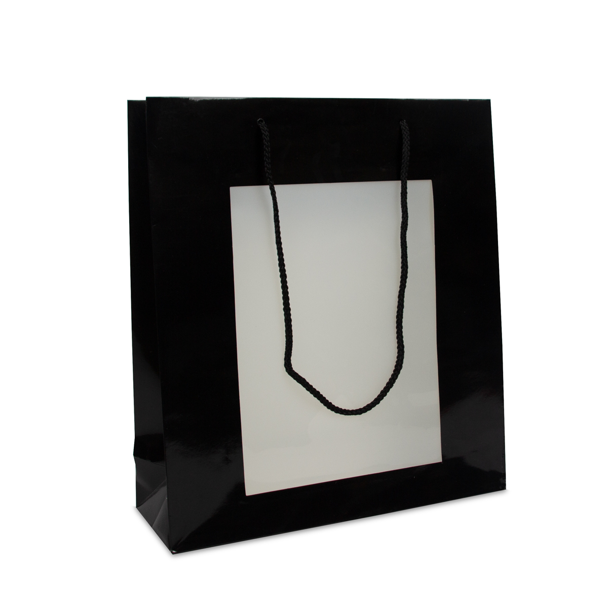 Luxury paper bags with A4 insert window