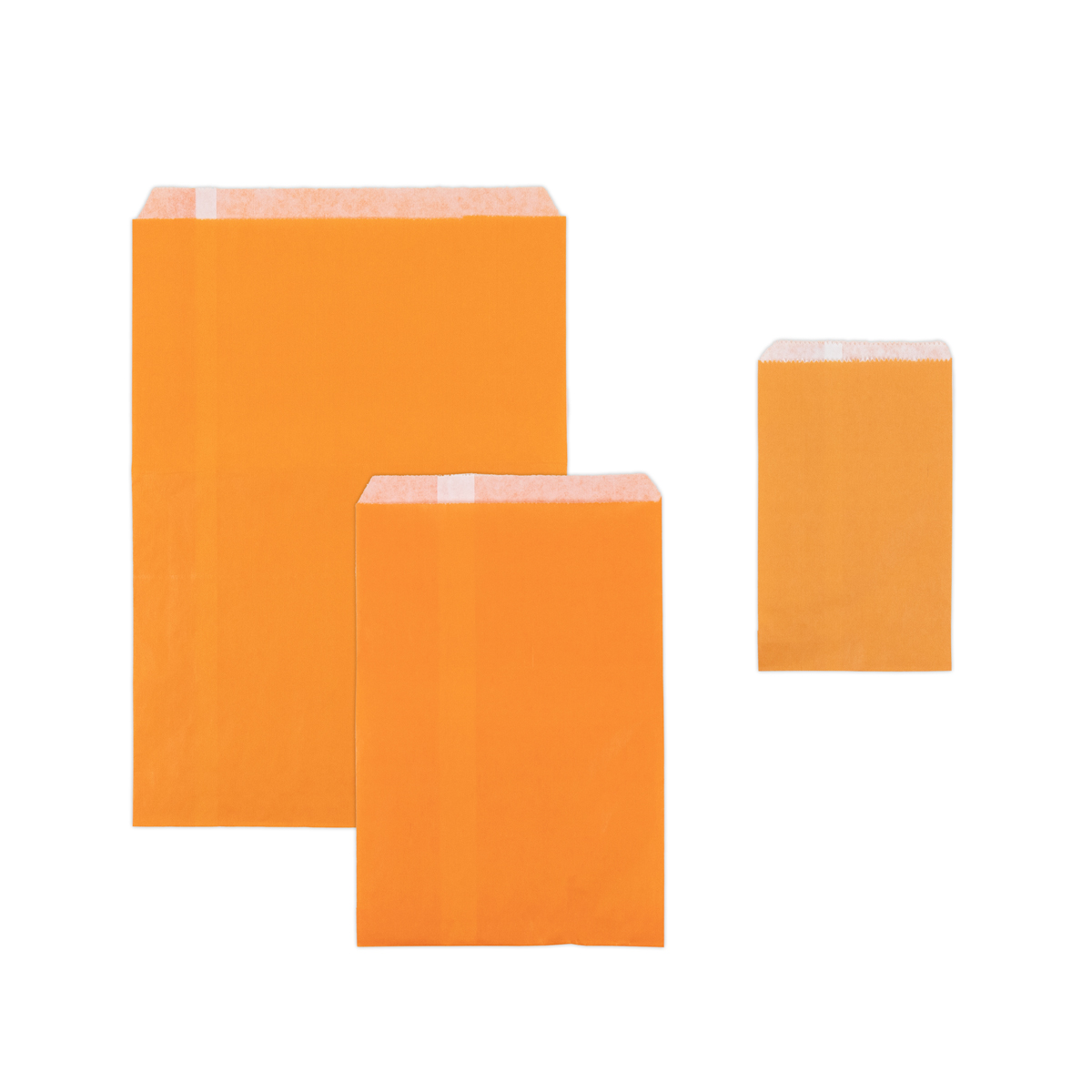 Flat paper pouches - Kraft