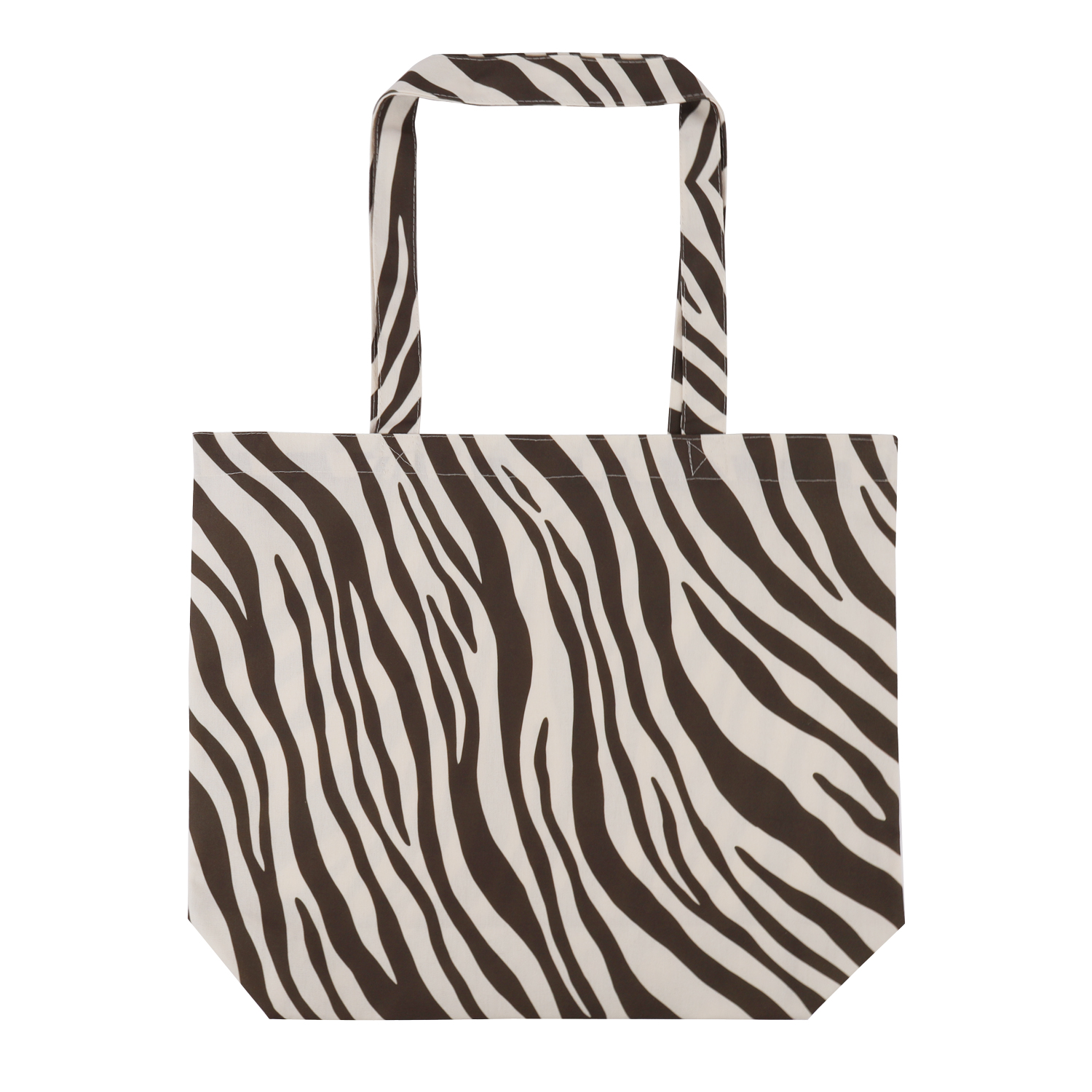 Sacs cabas en coton motif zèbre