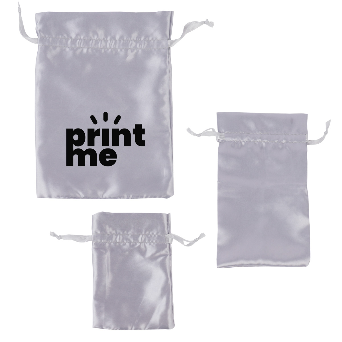Pochettes en satin