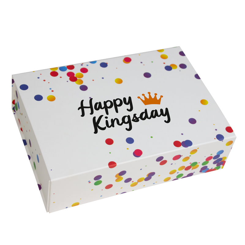 Confetti magnetic boxes - Happy Kingsday