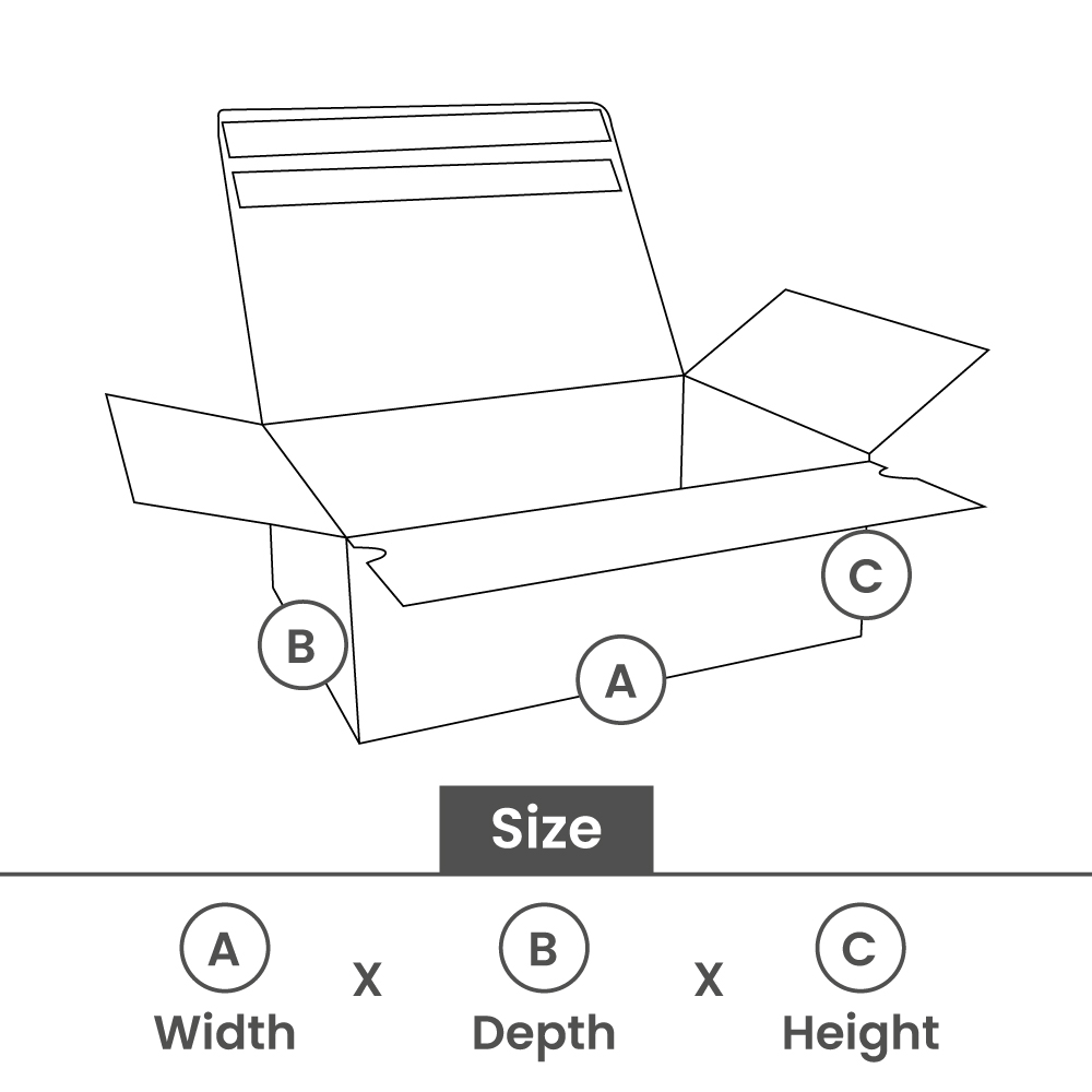 Confetti shipping boxes with auto-lock bottom and return strip