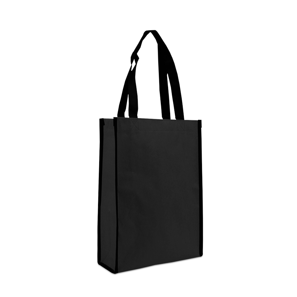 Luxury reusable eco paper bags with non-woven lining