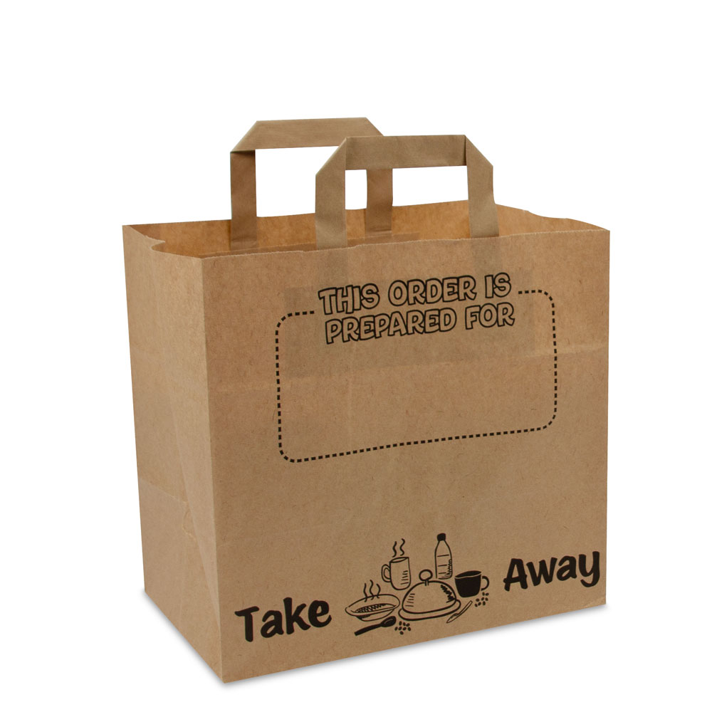 Paper take away bags - Prepared for