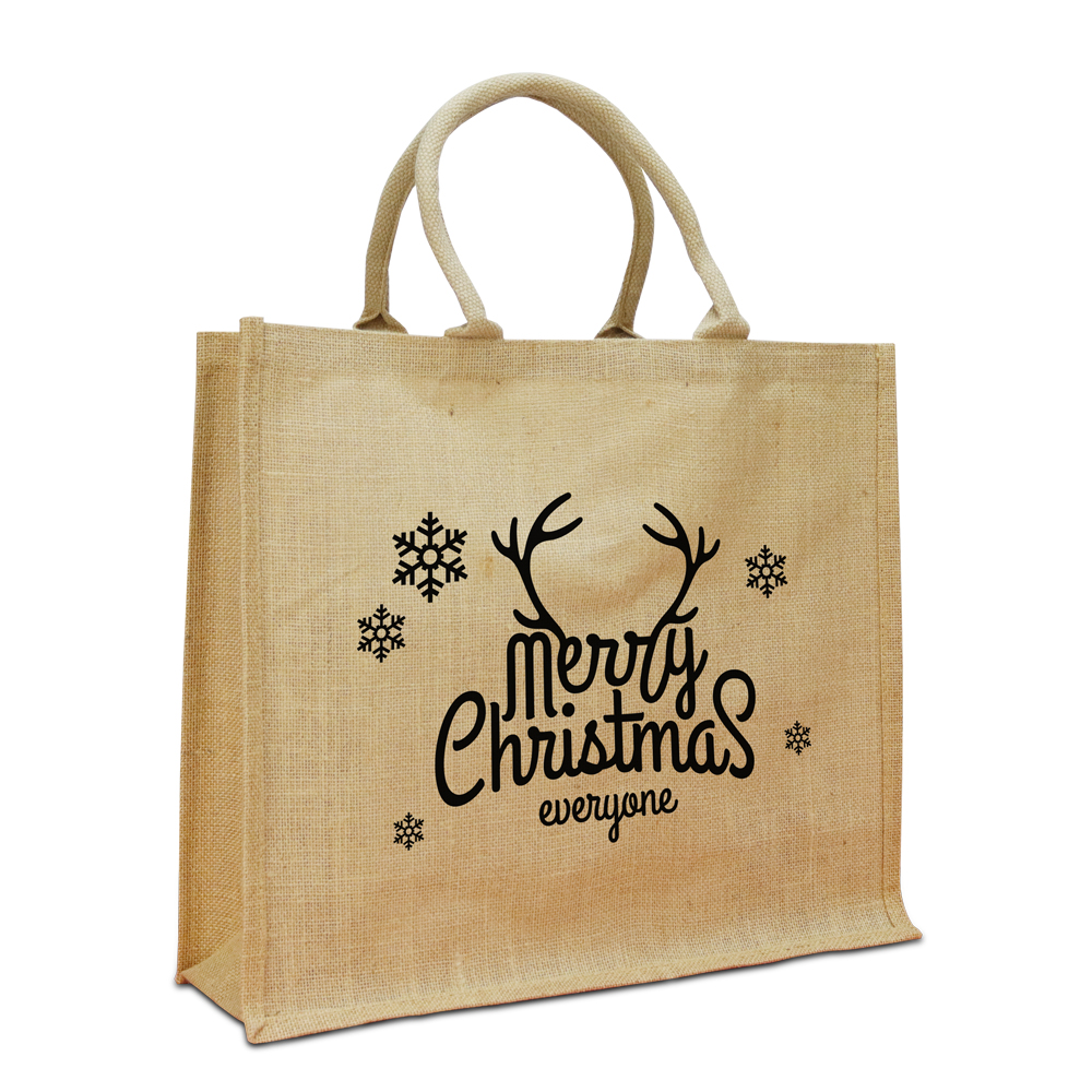 Jute Christmas bags - Merry Christmas