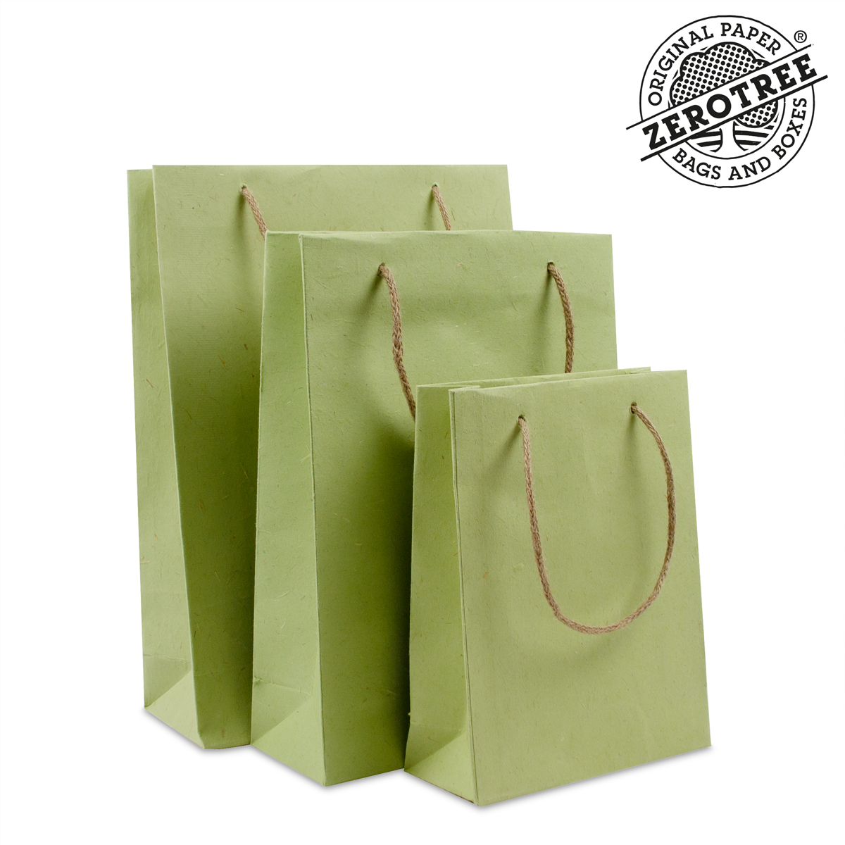 Luxury ZEROTREE® bags - Recycled cotton with grass fibers 