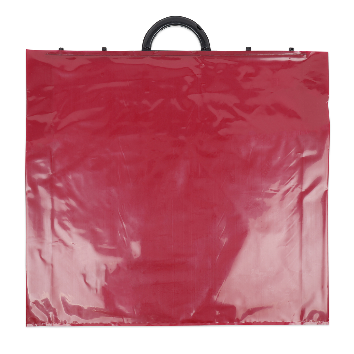 Plastiktaschen mit Bügelgriff - Einfarbig