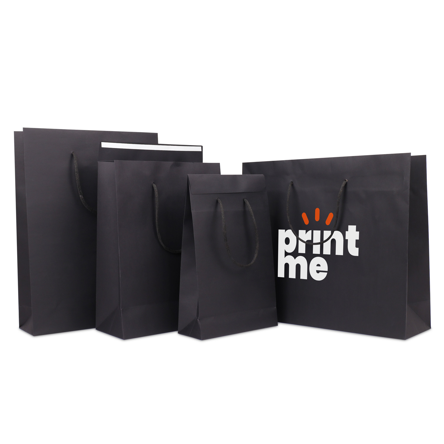 Sacs en papier de luxe avec rabat