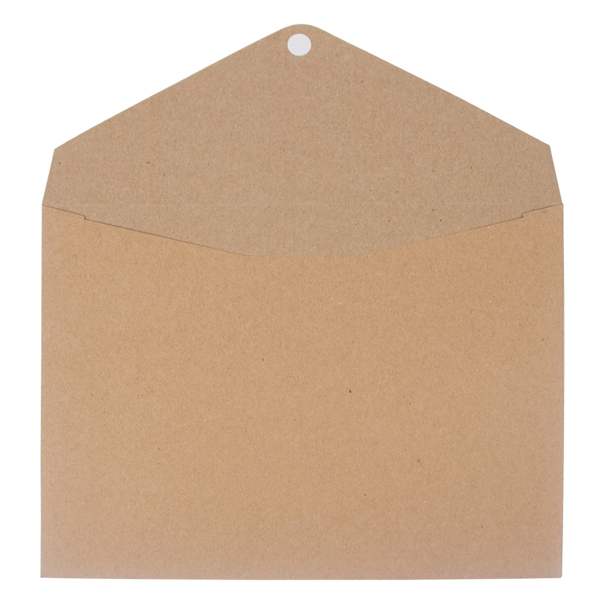 Enveloppes porte-documents en papier kraft avec fermeture à rabat
