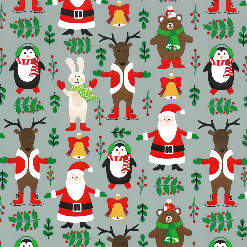 Kerst inpakpapier - D90203