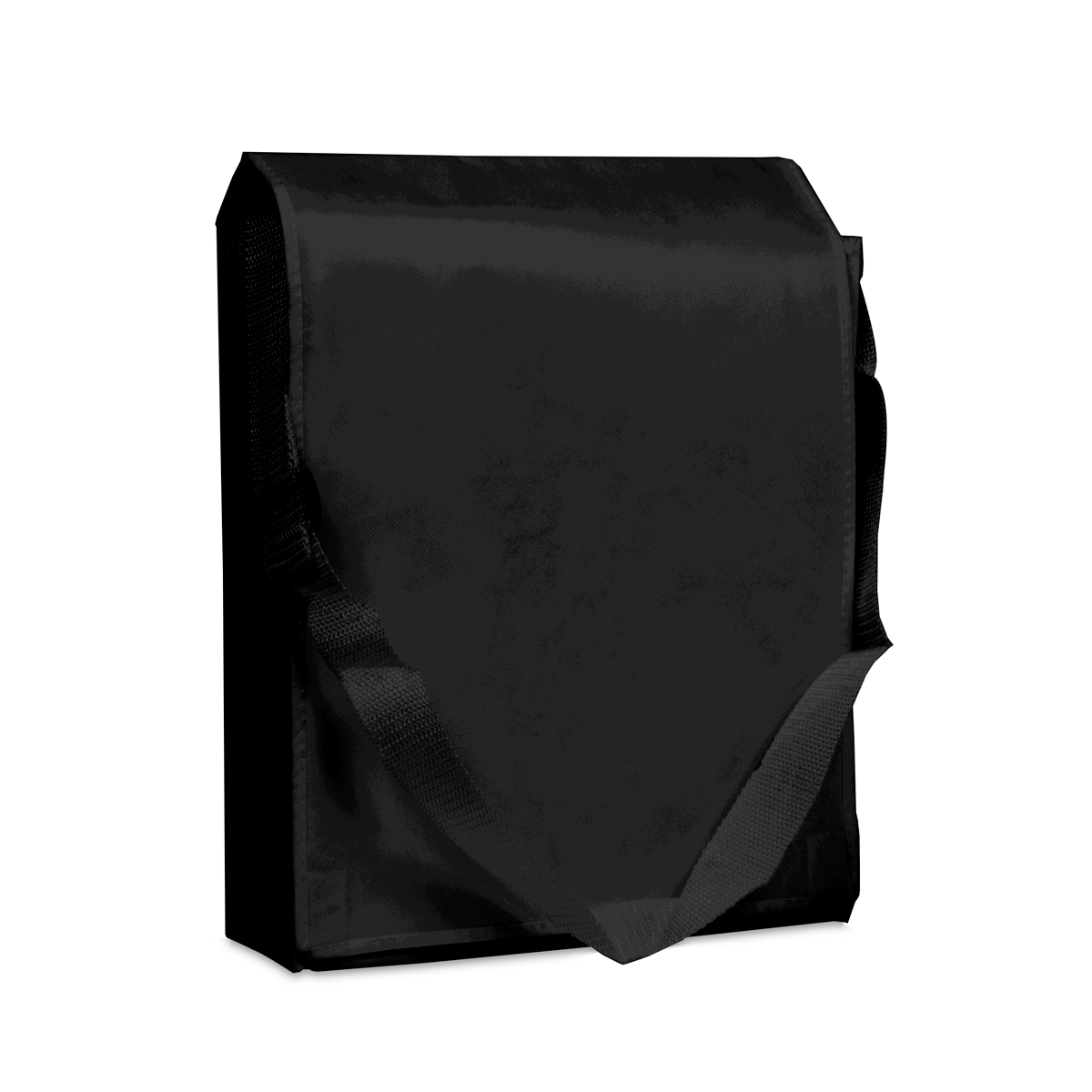 Luxury matt non-woven shoulder bags with adjustable strap