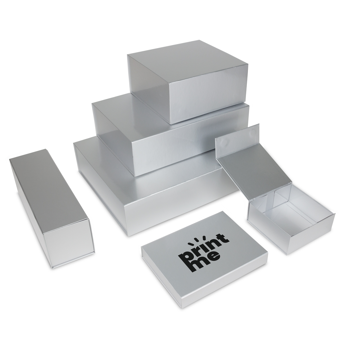 Magnetic gift boxes with glossy lamination