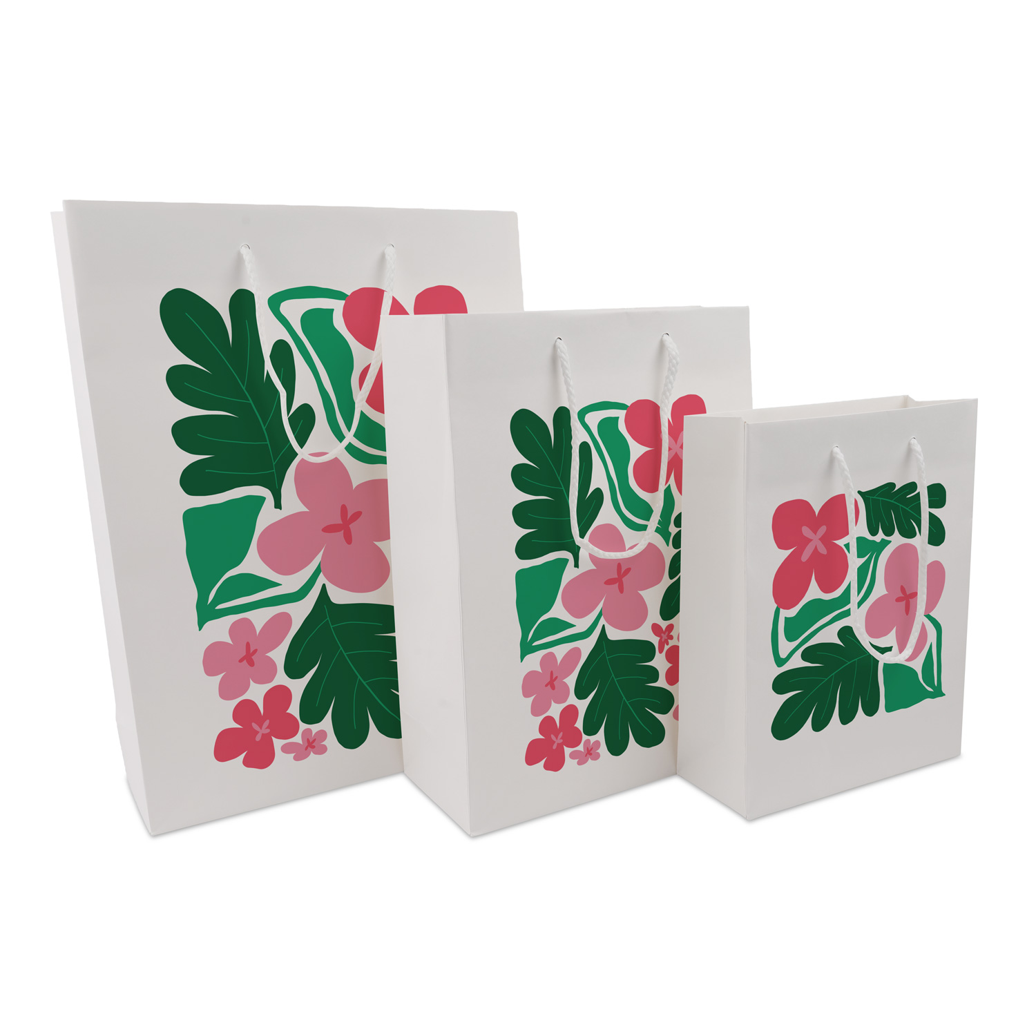 Sacs en papier de luxe - Floral