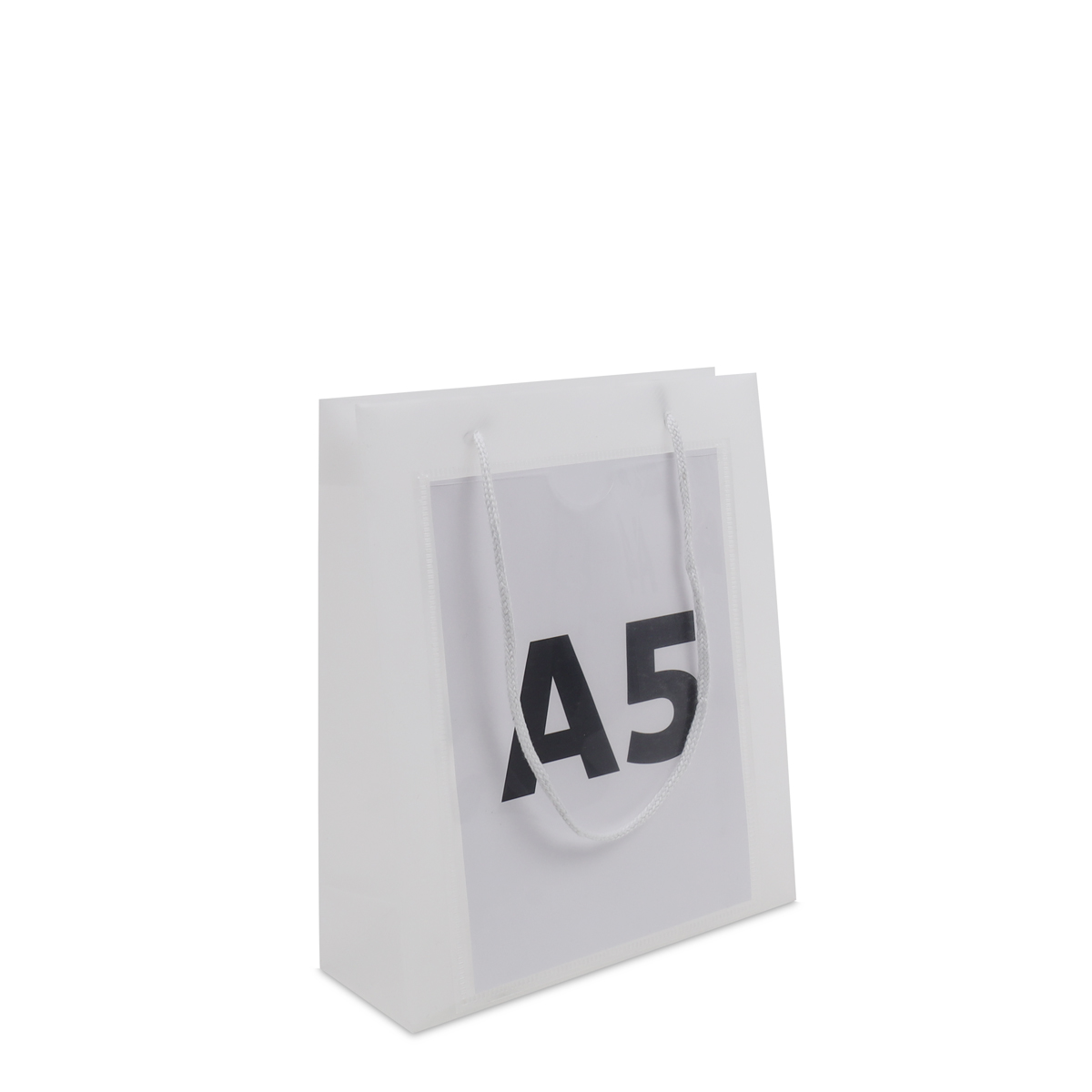 Luxe plastic venstertassen met A4/A5 insteekvenster
