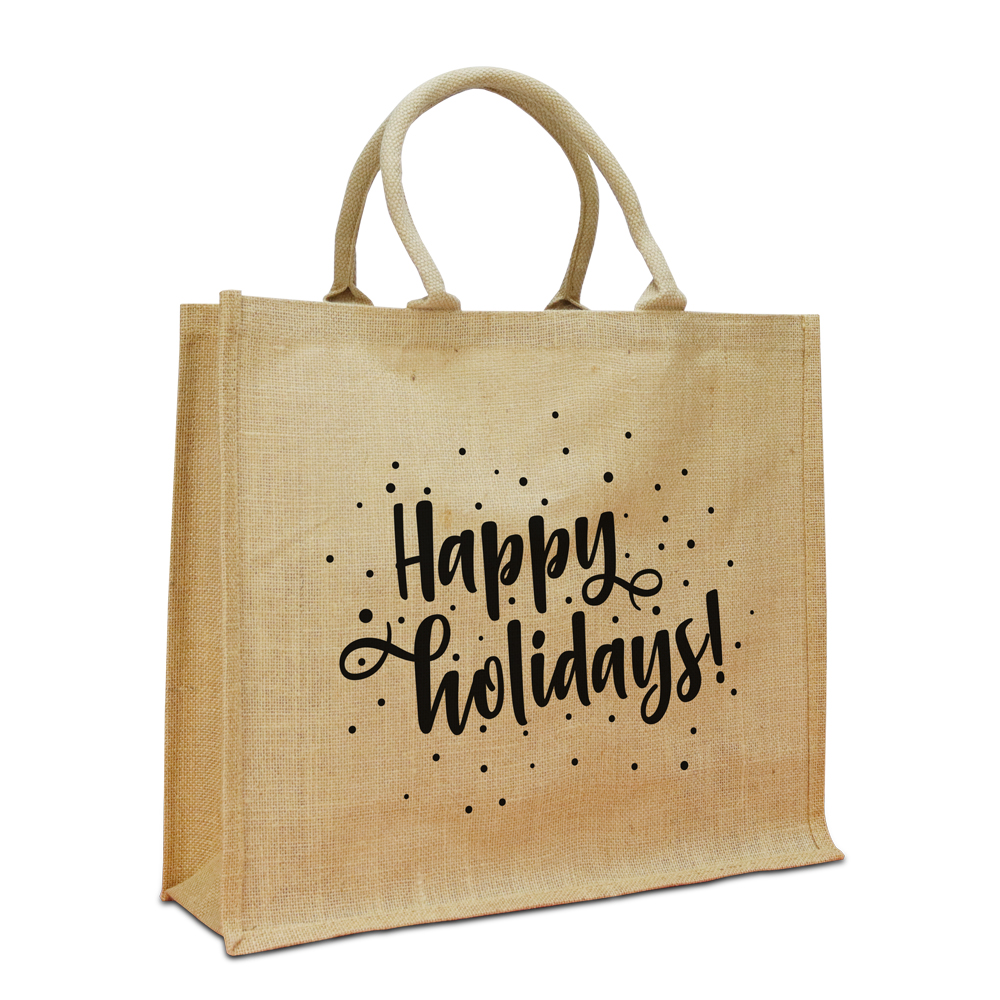 Jute Christmas bags - Happy holidays!