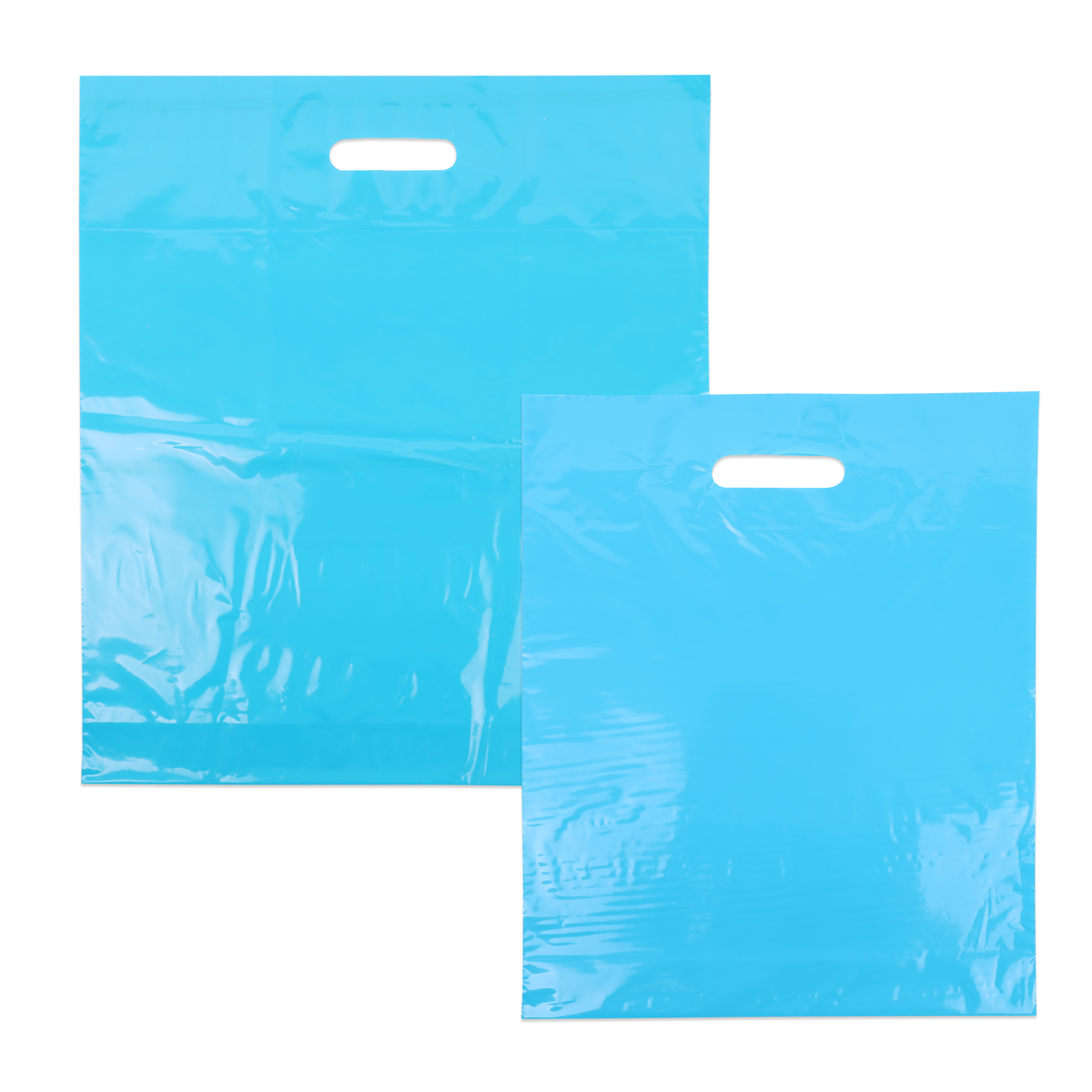 Budget plastic tassen - Effen kleuren