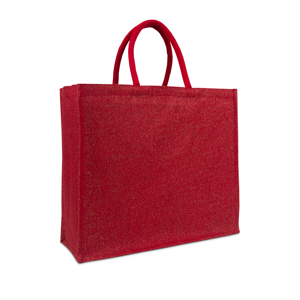 Jute bags with golden glitter