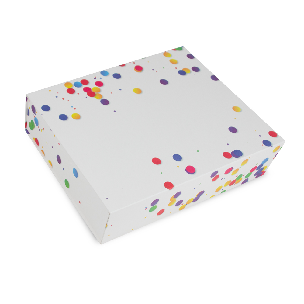 Confetti magnetic boxes - Kraft