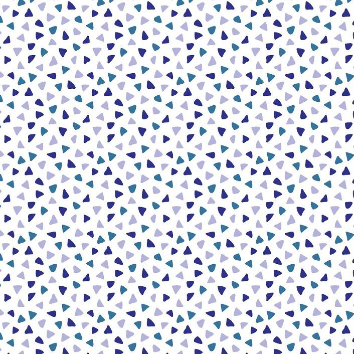 Papier cadeau couché - Dessin triangles tendance