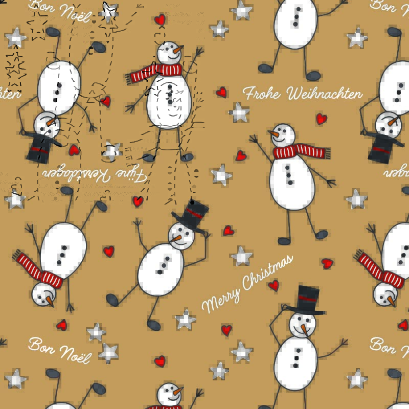 Weihnachtsgeschenkpapier - D095