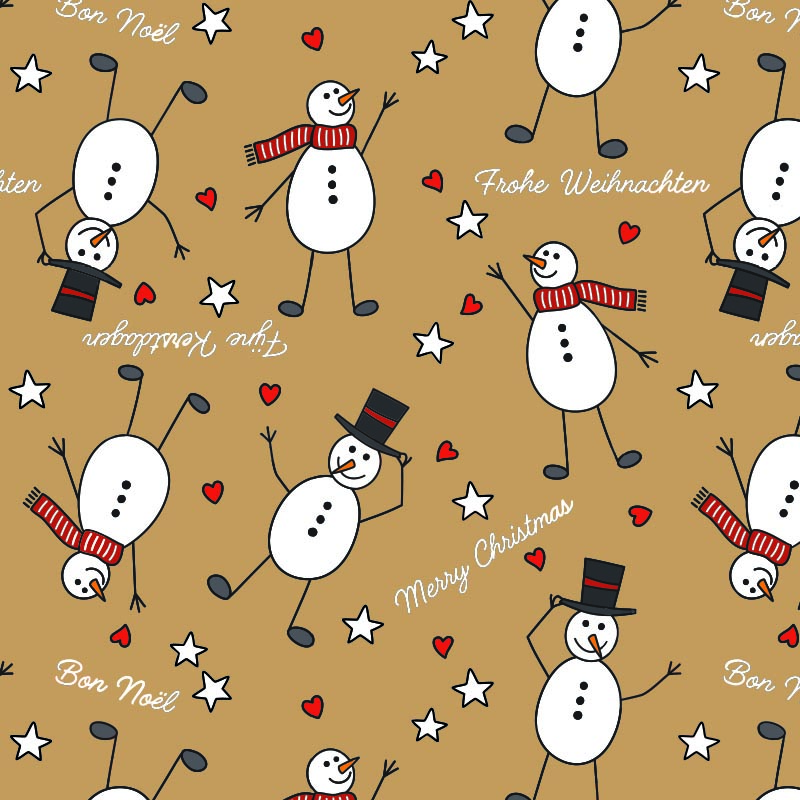 Christmas wrapping paper - D095