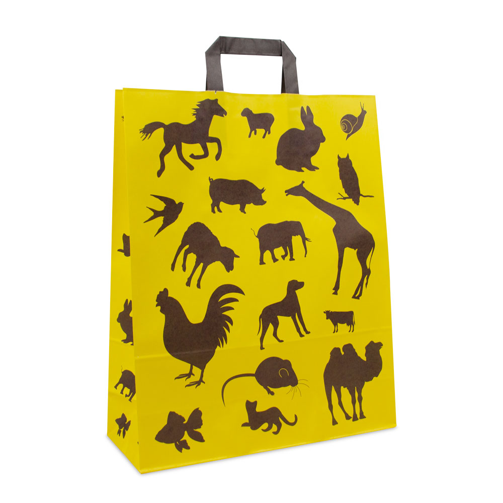 Kraft bags FSC® - Animal design