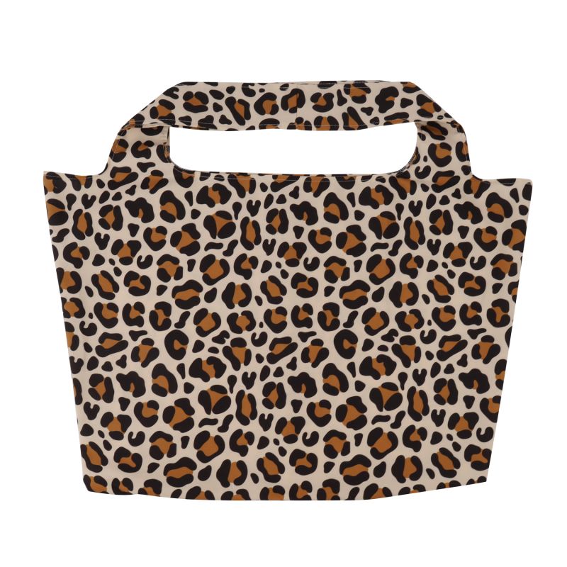 Baumwoll-Strandtaschen mit Leopardenmuster