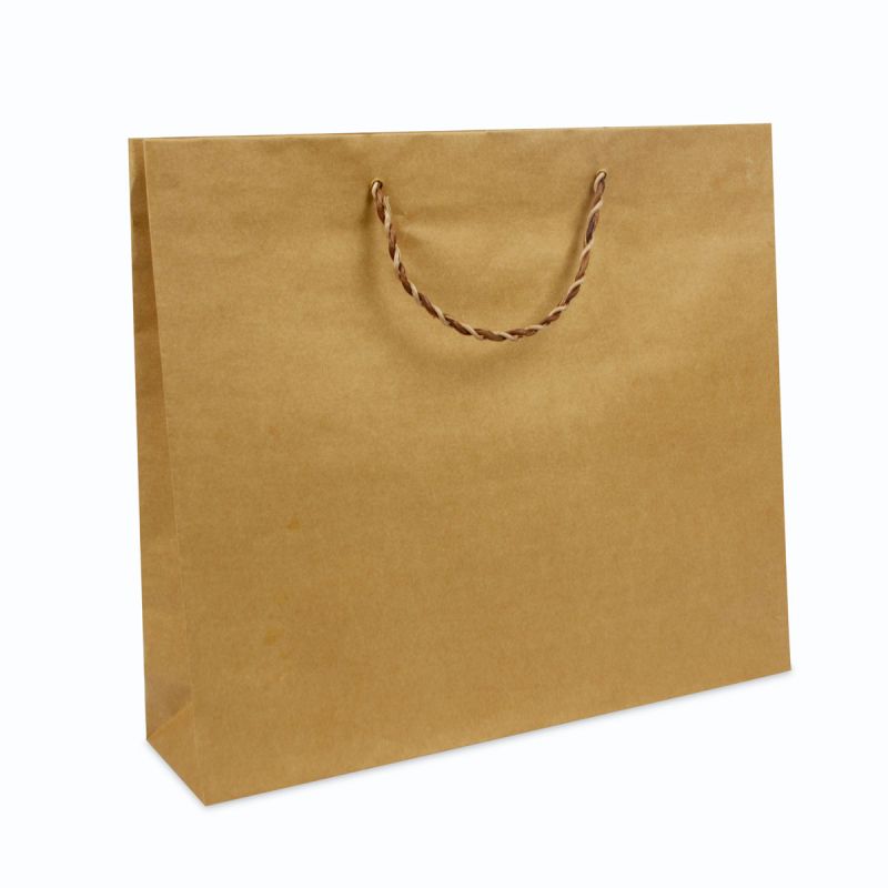 Luxury recycled paper bags with banana cords